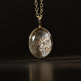 AURA OVAL PENDANT | large