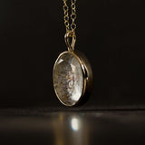 AURA OVAL PENDANT | large